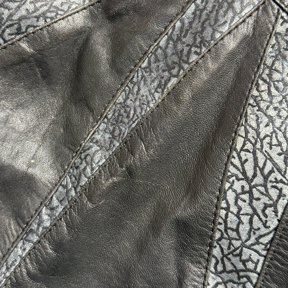 LYZANT Black Leather‎ jacket L - Picture 12 of 14